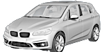 BMW F45 U2525 Fault Code